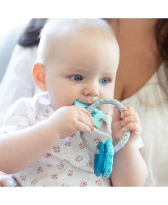 Baby Girls Three Textured Gripping Teething Charms