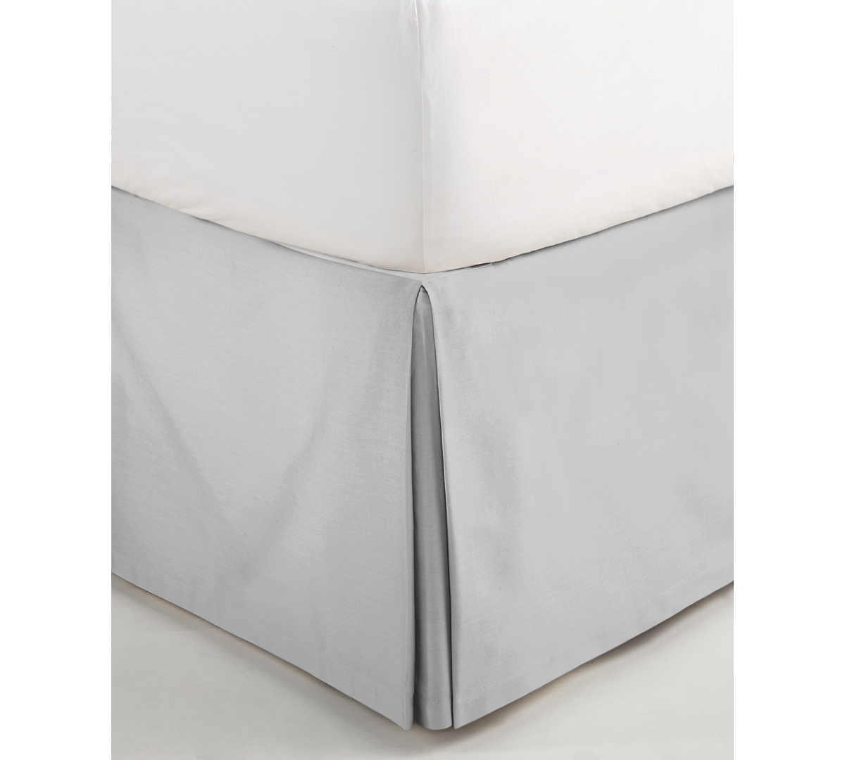 Shop Hotel Collection Glint Bedskirt, King, Created For Macy's In Silver