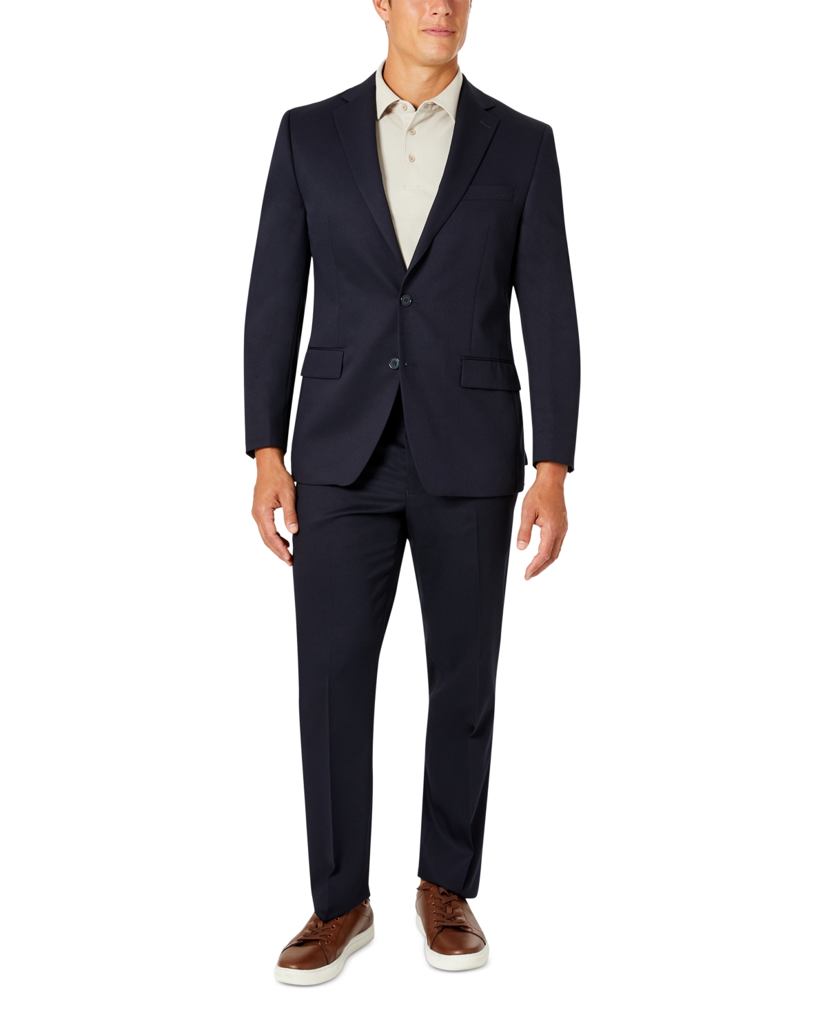 Men's Classic-Fit Suit - Navy Solid