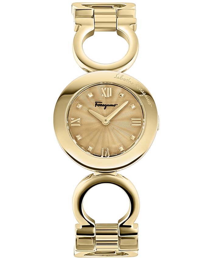 Salvatore ferragamo outlet gold watch