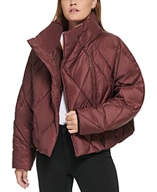 Women's Zip-Front Puff Jacket