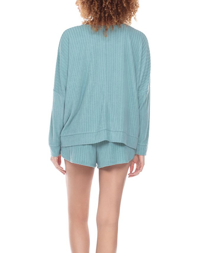 Honeydew Women's Night Owl Rib Terry Cloth Lounge Set, 2 Piece Macy's