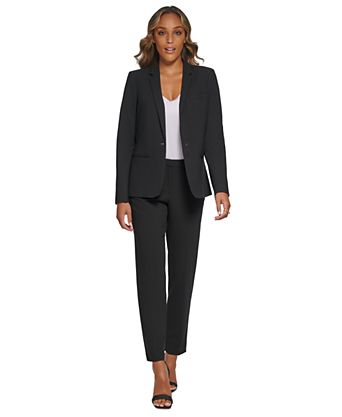 macy's dress pants women's Bi-Stretch Straight-Leg Pants, Created for Keep it professional with these straight Pantsuit Macys Womens Petite Dress