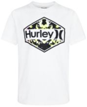 Hurley Boys' Shark Splitter T-Shirt, Large, Black