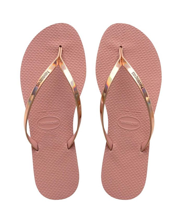 Women's You Metallic Flip Flop Sandals & Reviews - Sandals - Shoes - Macy's