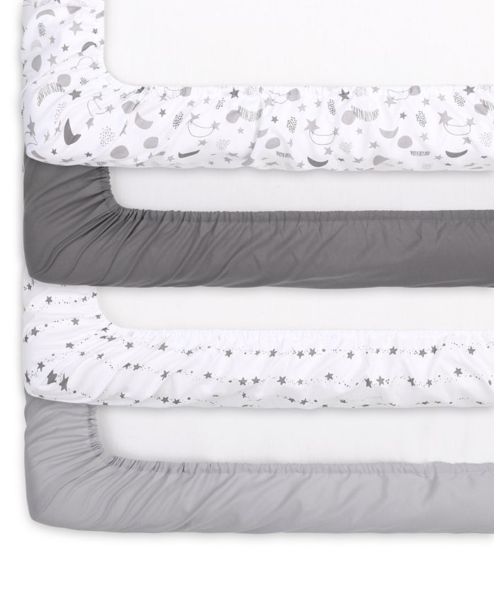 The Peanutshell Celestial Crib Sheets Set, 4 Piece Macy's