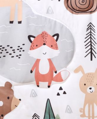 Woodland Camo Crib Bedding Set for Baby Boys, 3 Piece Nursery Bed Set, Crib Comforter, Fitted Sheet, Crib Skirt