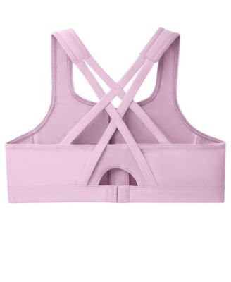 Plus Size Full Figure Zip Up Front Closure Sports Wirefree Bra 9266