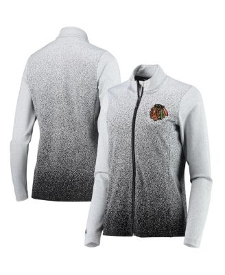 Women's White, Black Chicago Blackhawks Guide Desert Dry Full-Zip Jacket