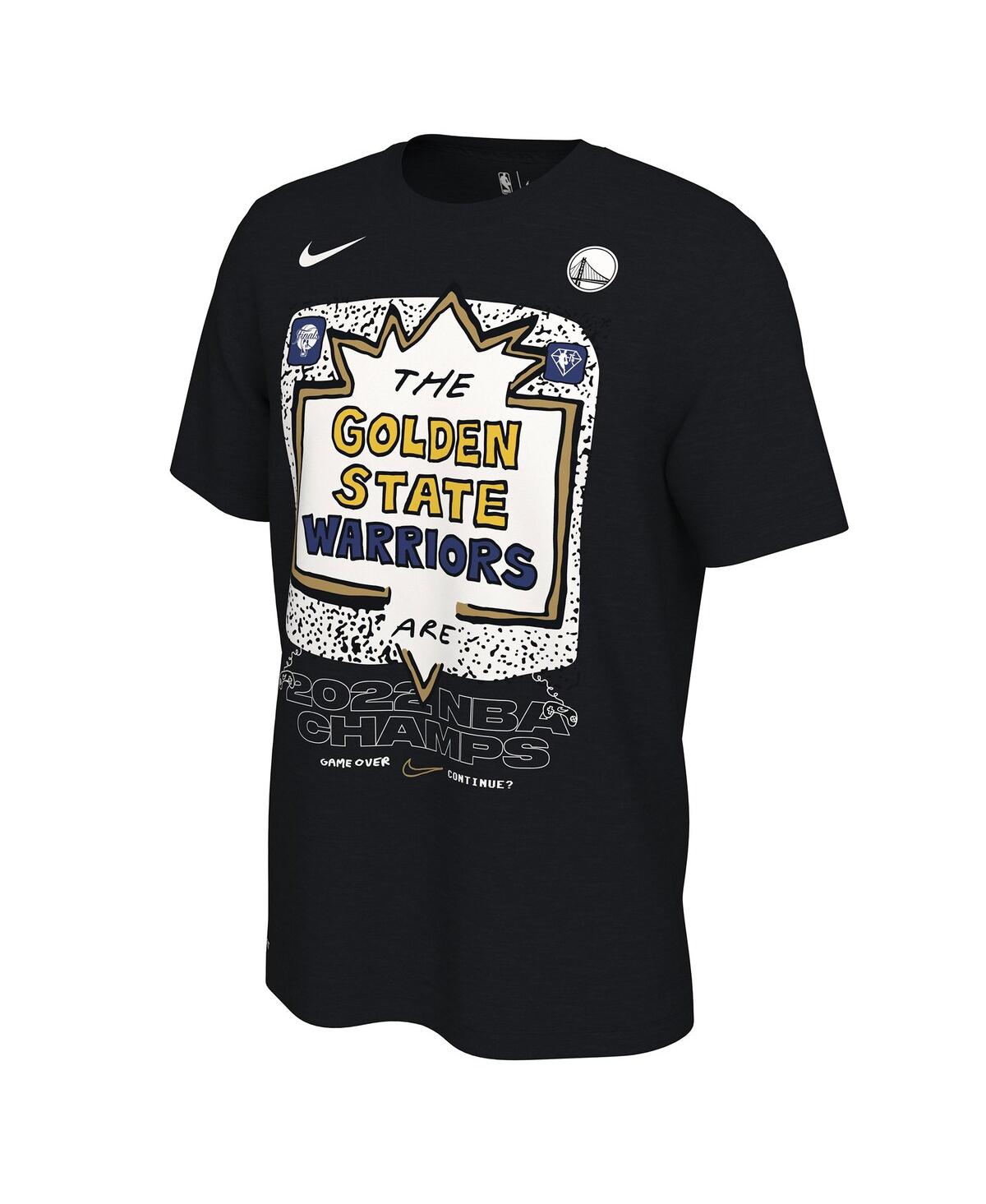 Men's NikeGolden State Warriors 2022 Nba Finals Champions Celebration Expressive T-shirt - Black