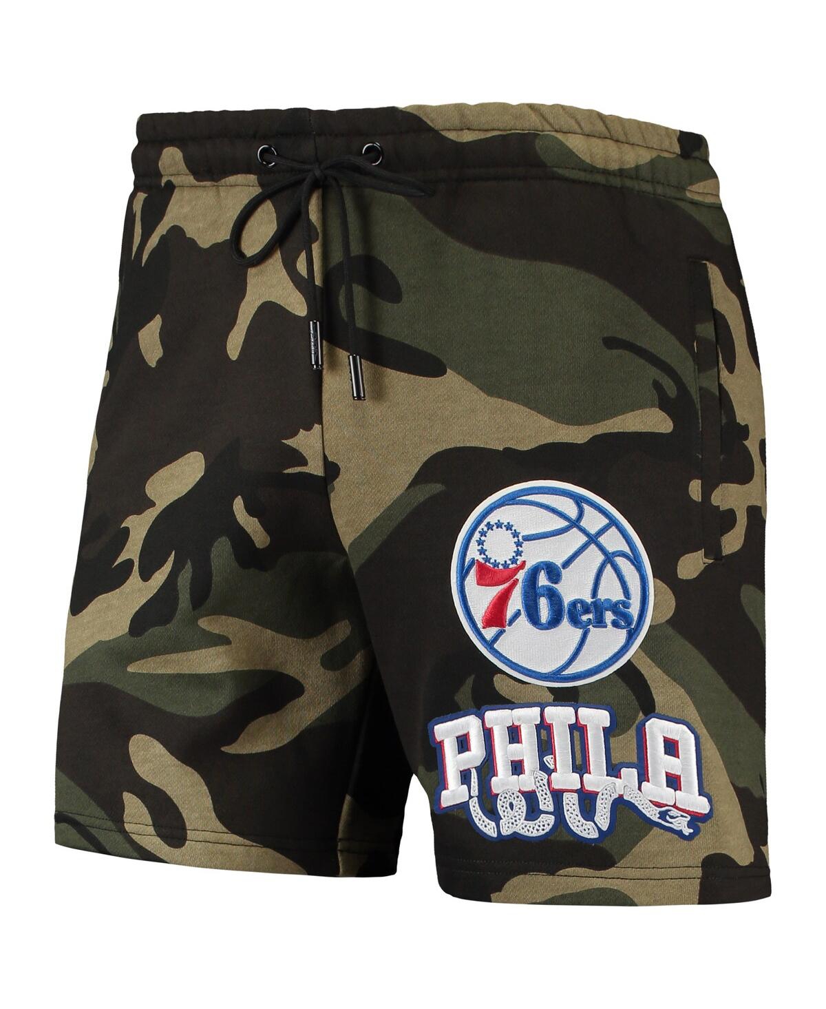 Shop Pro Standard Men's  Camo Philadelphia 76ers Team Shorts