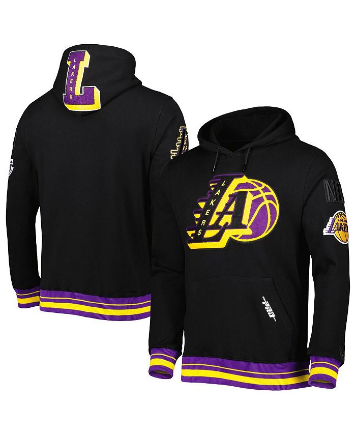 Pro Standard Men's Black Los Angeles Lakers Mash Up Capsule Pullover Hoodie - Macy's