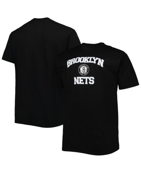 Мужская футболка Profile Black Brooklyn Nets Big and Tall Heart and Soul