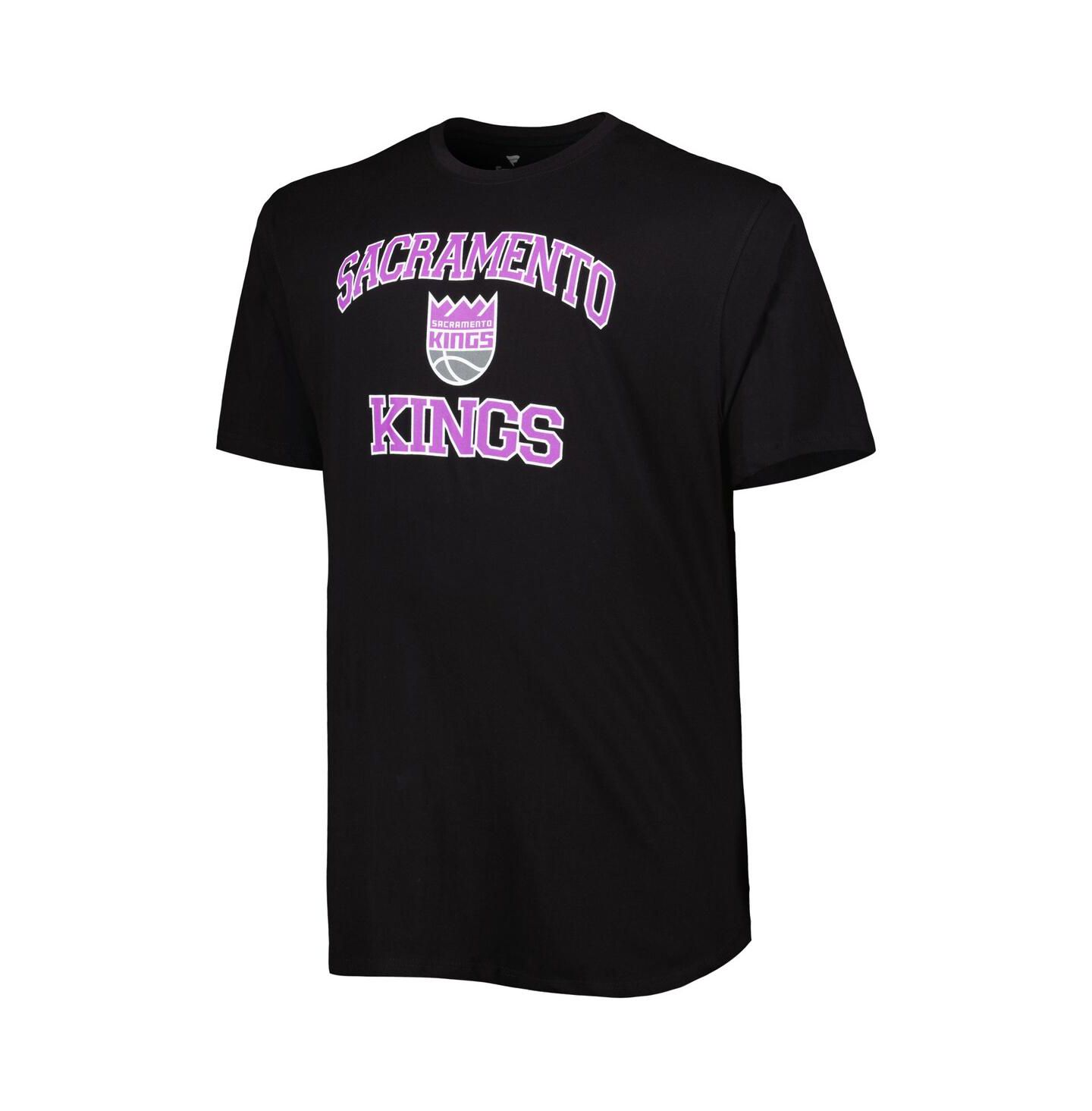 Мужская футболка Profile Black Sacramento Kings Big and Tall Heart and Soul — фото 3