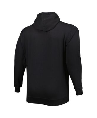 Men's Black Golden State Warriors Big and Tall Heart and Soul Pullover Hoodie