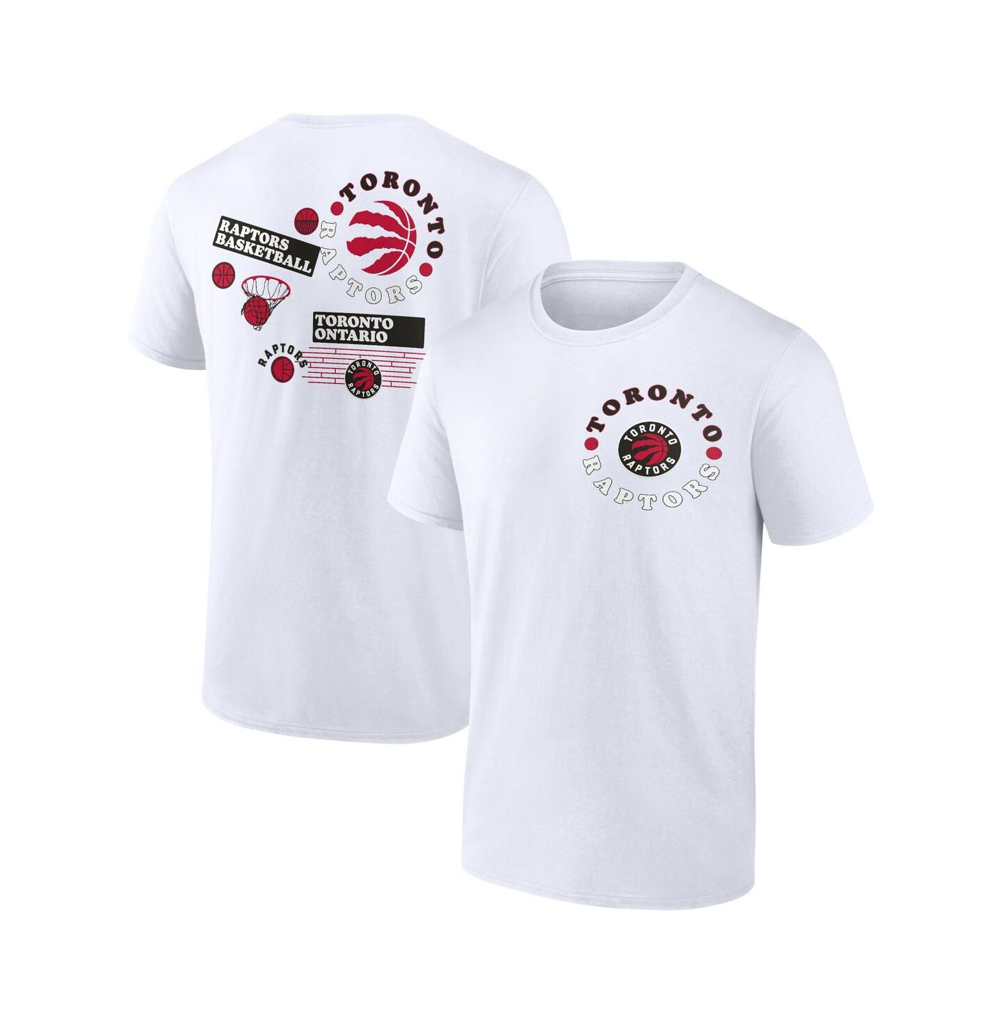 Мужская футболка Fanatics White Toronto Raptors Street Collective — фото 2