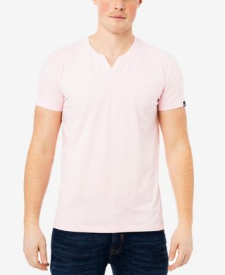 Men's Basic V-Notch Neck Short Sleeve T-Shirt