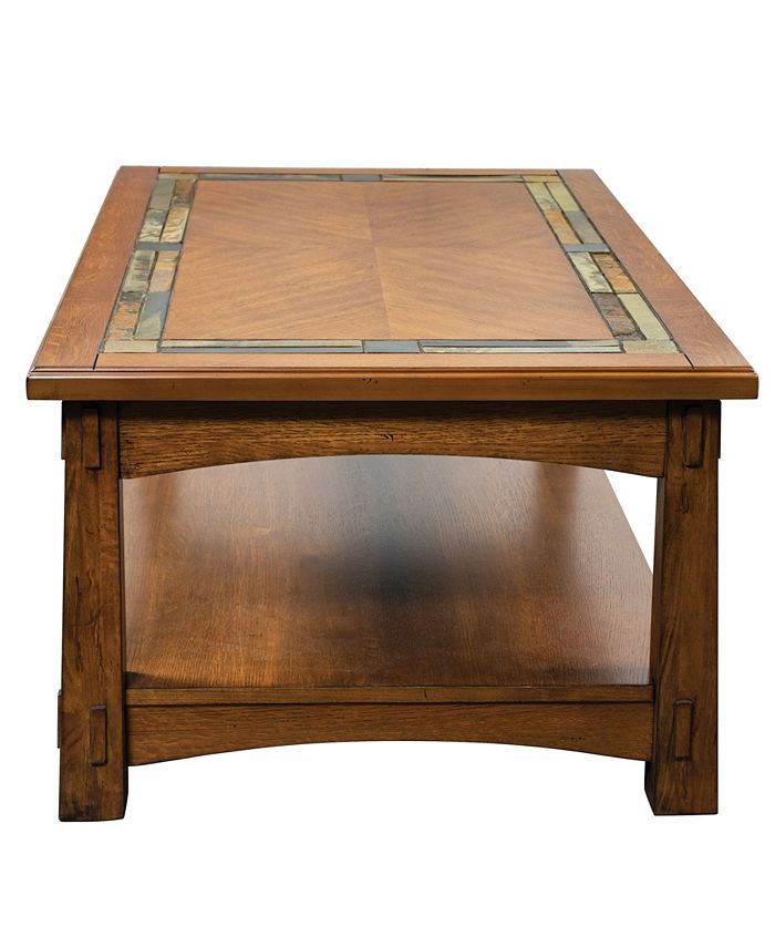 Furniture Craftsman Home Rectangle Cocktail Table Macy's