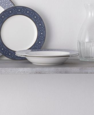 Infinity Blue 4 Piece Soup Bowl Set 12 oz, Service for 4