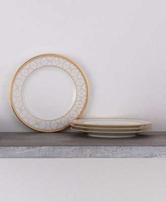 Noble Pearl Set of 4 Bread & Butter/Appetizer Plates, 6.50"