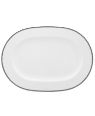 Whiteridge Platinum Oval Vegetable Bowl, 9.75", 46 oz