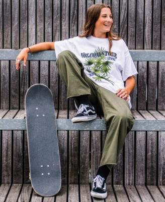 Volcom - Juniors' Thisthatthem High Rise Skate Pants