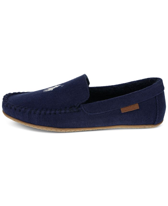 ralph lauren mens moccasin slippers