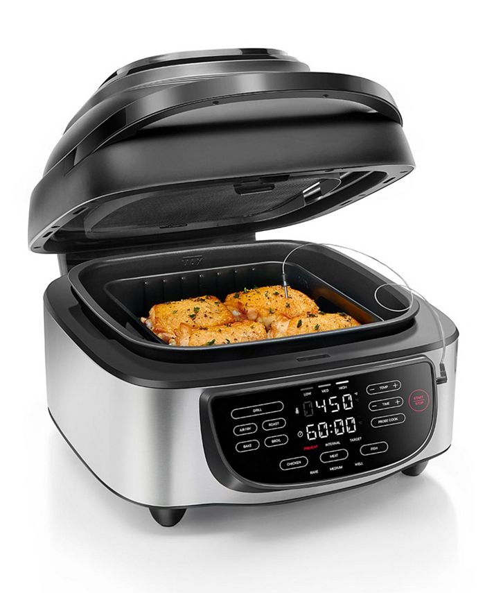Chefman 7.4Quart Indoor Grill Air Fryer with Temperature Probe Macy's