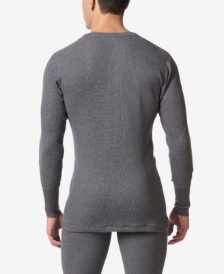 Men's Waffle Knit Thermal Long Undershirt