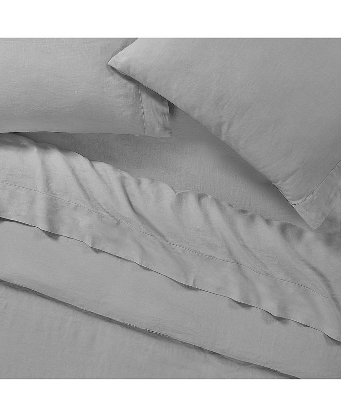 Sijo Luxeweave Linen Sheet Set, King Includes 1 Fitted Sheet 76x80x16