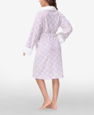 Women's Printed Plush Robe