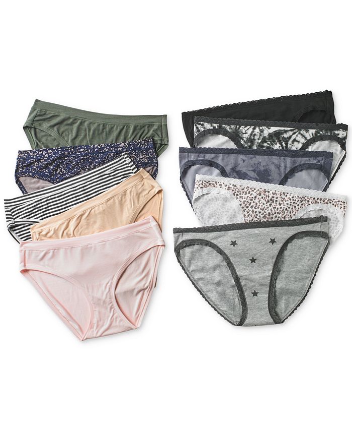Jenni Women's Lace Trim Bikini Underwear, Created for Macy's - Leopard -  Yahoo Shopping