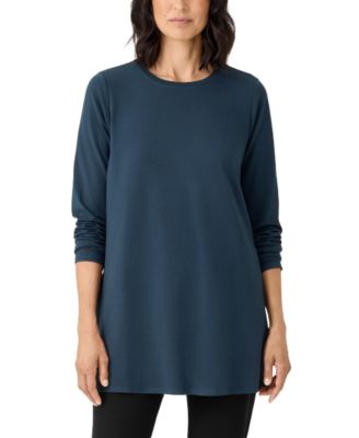 Eileen Fisher - Women's Long Sleeve Crewneck Tunic