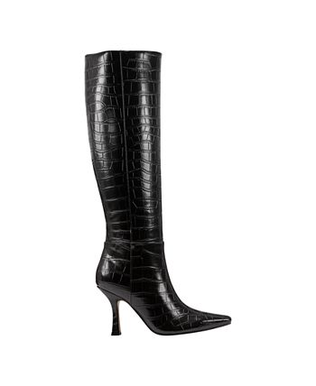 Marc Fisher Women's Vedanty Tapered Stiletto Heel Dress Boots - Macy's