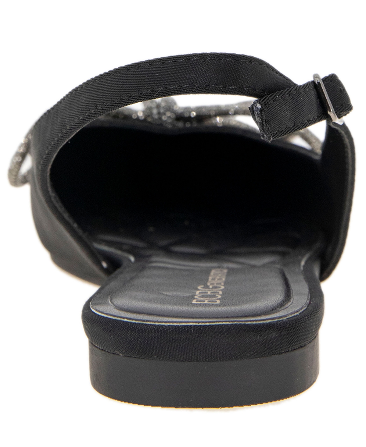 BCBGeneration Women's Kristin Rhinestone Bow Sling Back Flat