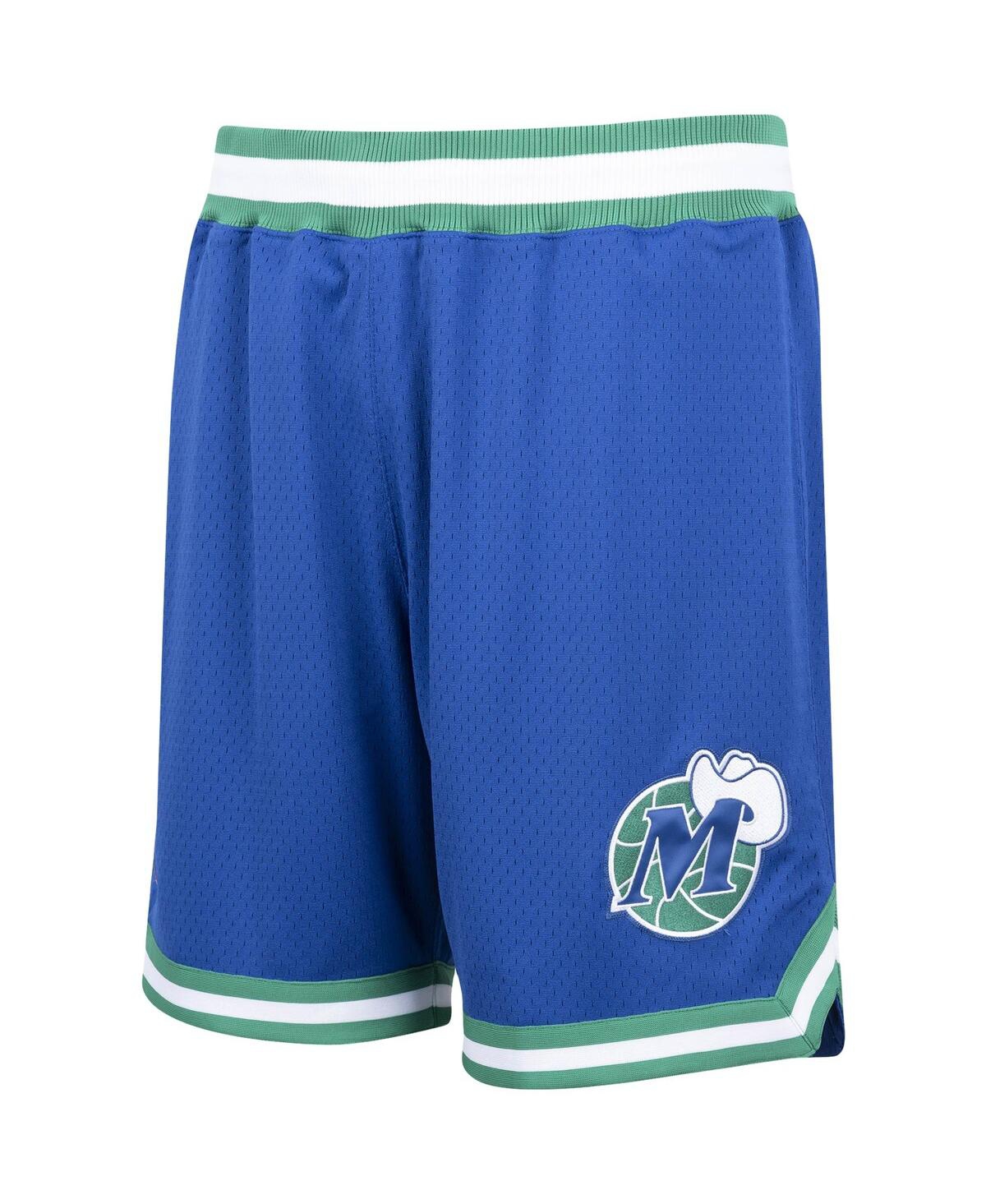 Mitchell & Ness Men's  Blue Dallas Mavericks 1998/99 Hardwood Classics Authentic Shorts In Blue