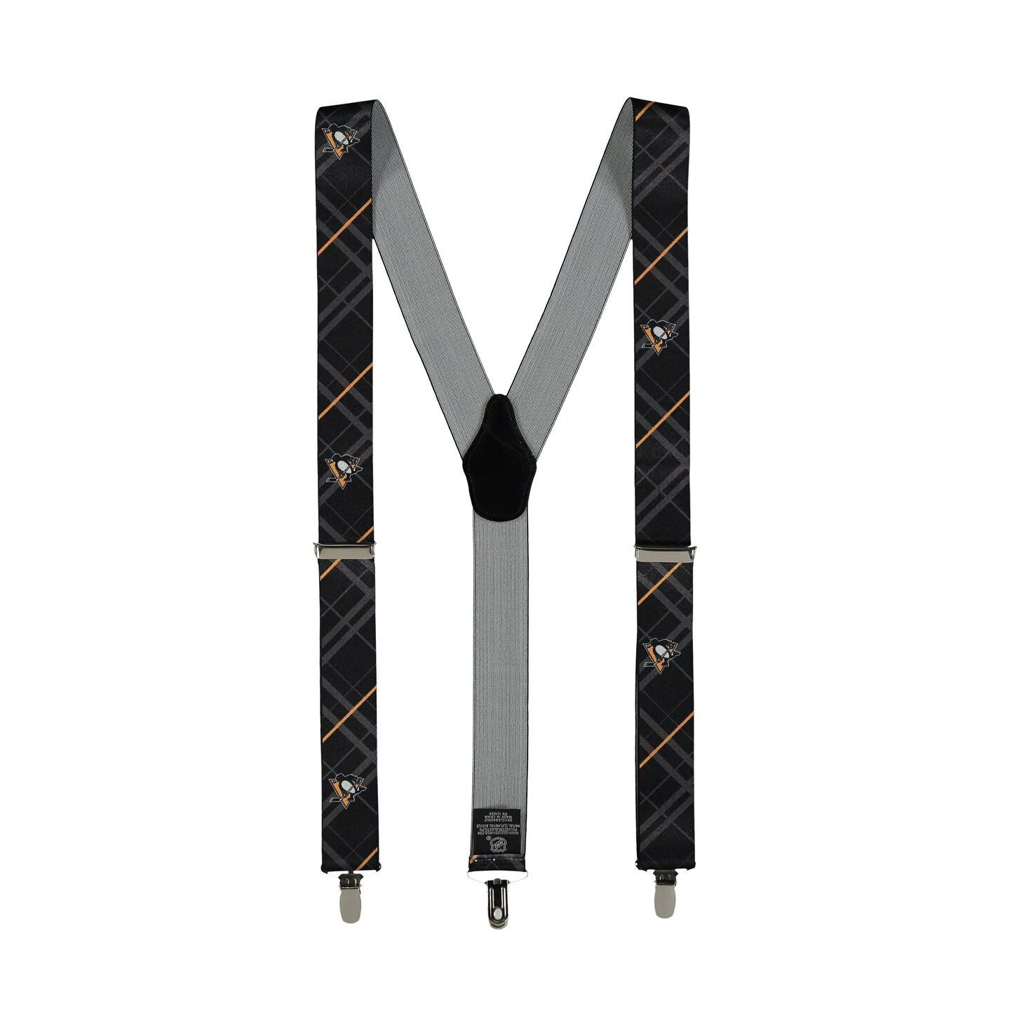 Мужские подтяжки Eagles Wings Black Pittsburgh Penguins Suspenders — фото 1