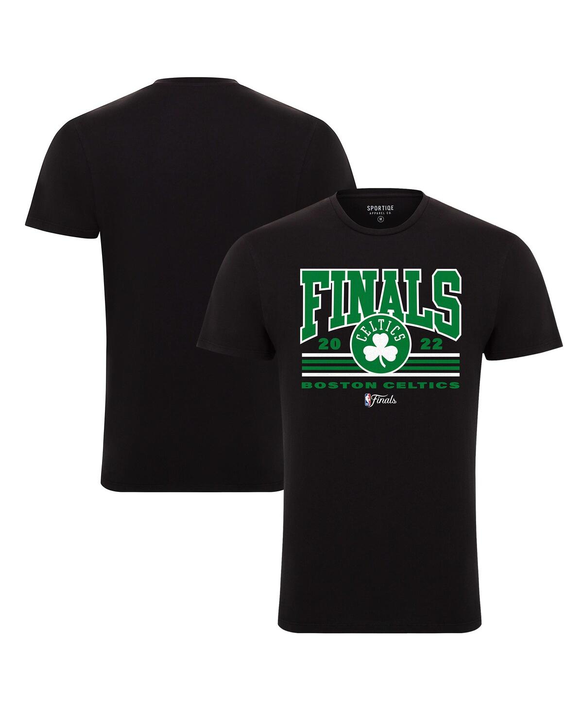 Shop Sportiqe Men's  Black Boston Celtics 2022 Nba Finals Bingham T-shirt