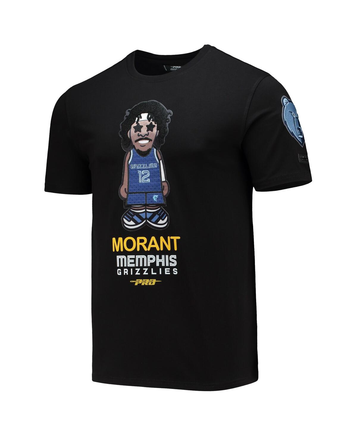 Pro Standard Ja Morant Black Memphis Grizzlies Caricature T-shirt In Black
