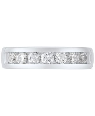 Men's Lab Grown Diamond Band (1 ct. t.w.) in 10K White Gold