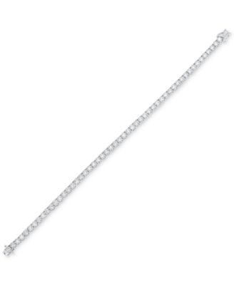 Men's Lab Grown Diamond Tennis Bracelet (5 ct. t.w.) in 10k White Gold
