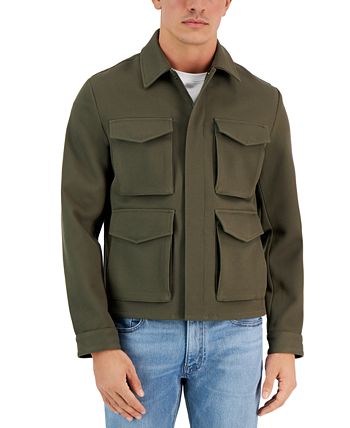 Tommy Hilfiger Denim Four Pocket Military Field Jacket in Green for Men