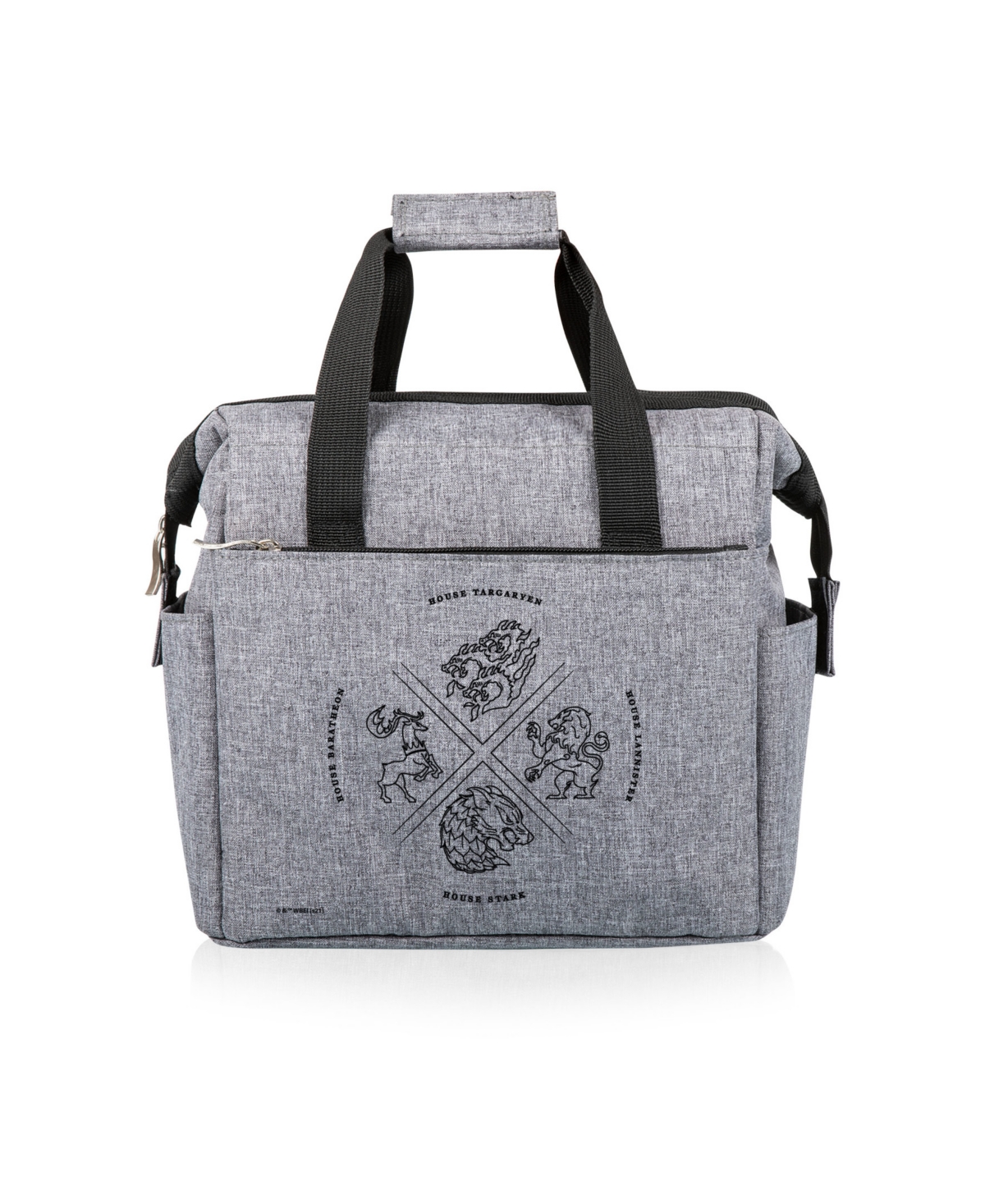 Oniva Game Of Thrones 4 Houses On The Go Lunch Cooler Bag In Heathered Gray
