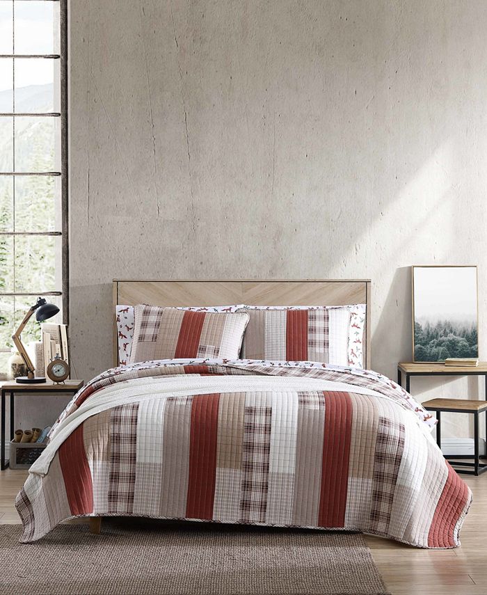 Eddie Bauer Fairview Quilt Set, King Macy's