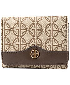 Logo Jacquard Trifold Wallet, Created for Macy's