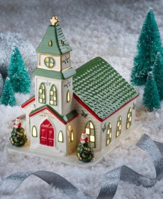 Christmas Tree Village Figural Light Up Church