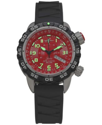 Women's Jane Black Silicone Strap Watch 35mm