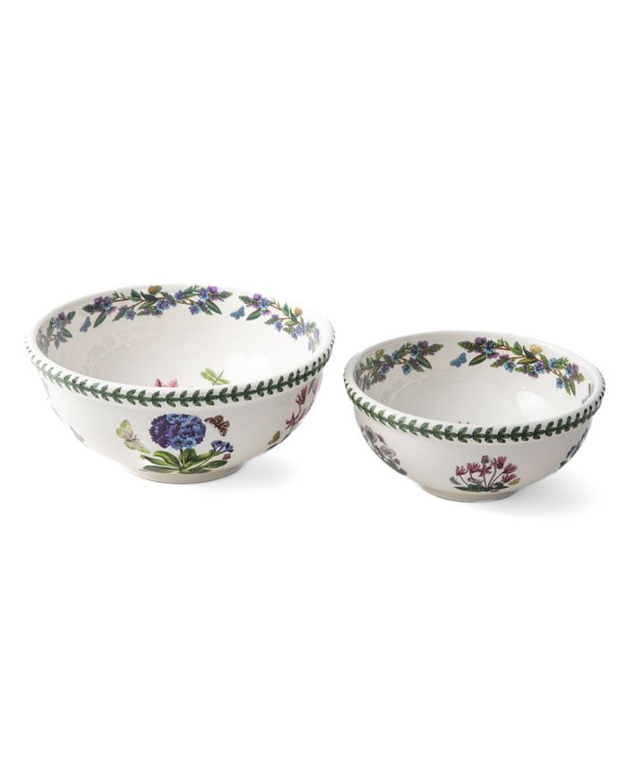 Portmeirion Botanic Garden Salad Bowl Set, 2 Piece Macy's