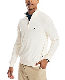 Men's Navtech Performance Classic-Fit Solid Quarter-Zip Sweater