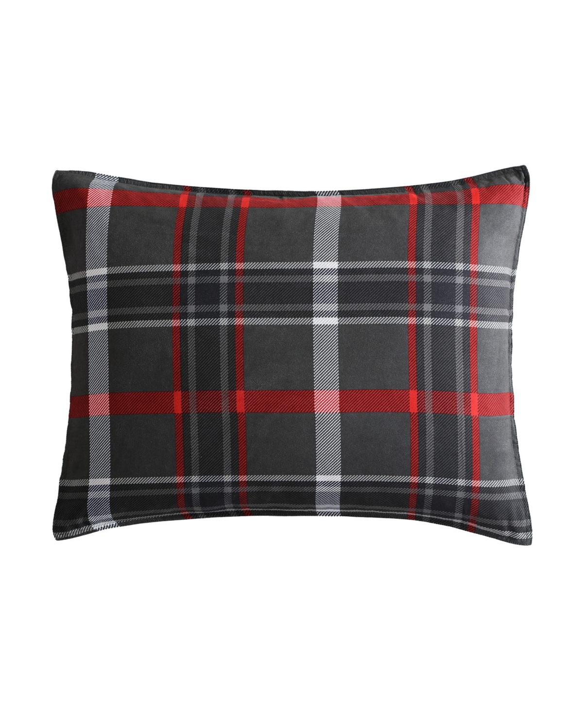 Closeout! Eddie Bauer Willow Plaid Microsuede Reversible Comforter Set